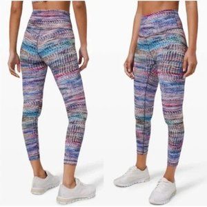 Wunder Train High-Rise Tight 25"-Digital Oasis-Size 4